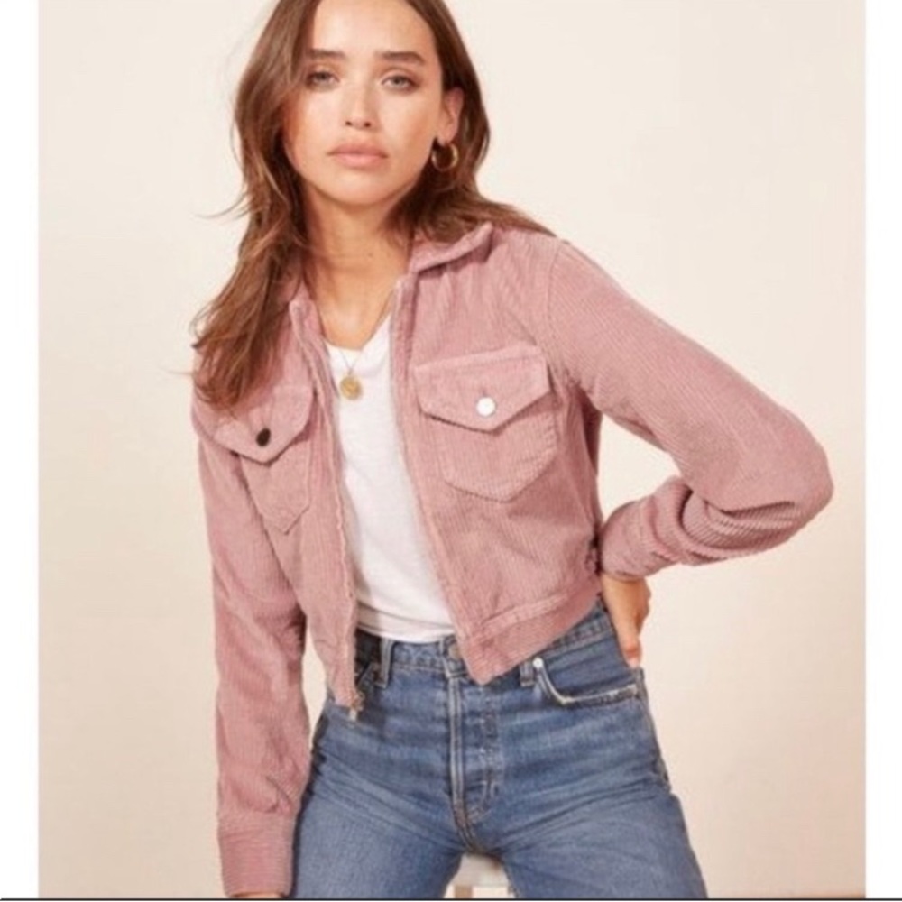 Reformation Texas Cropped Jacket| S